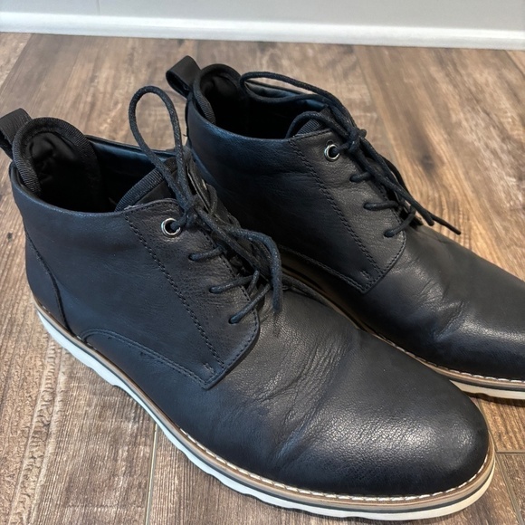 Madden by Steve Madden Bulit Lace-Up Chukka Boot Black Men's Size 10 - Picture 7 of 9